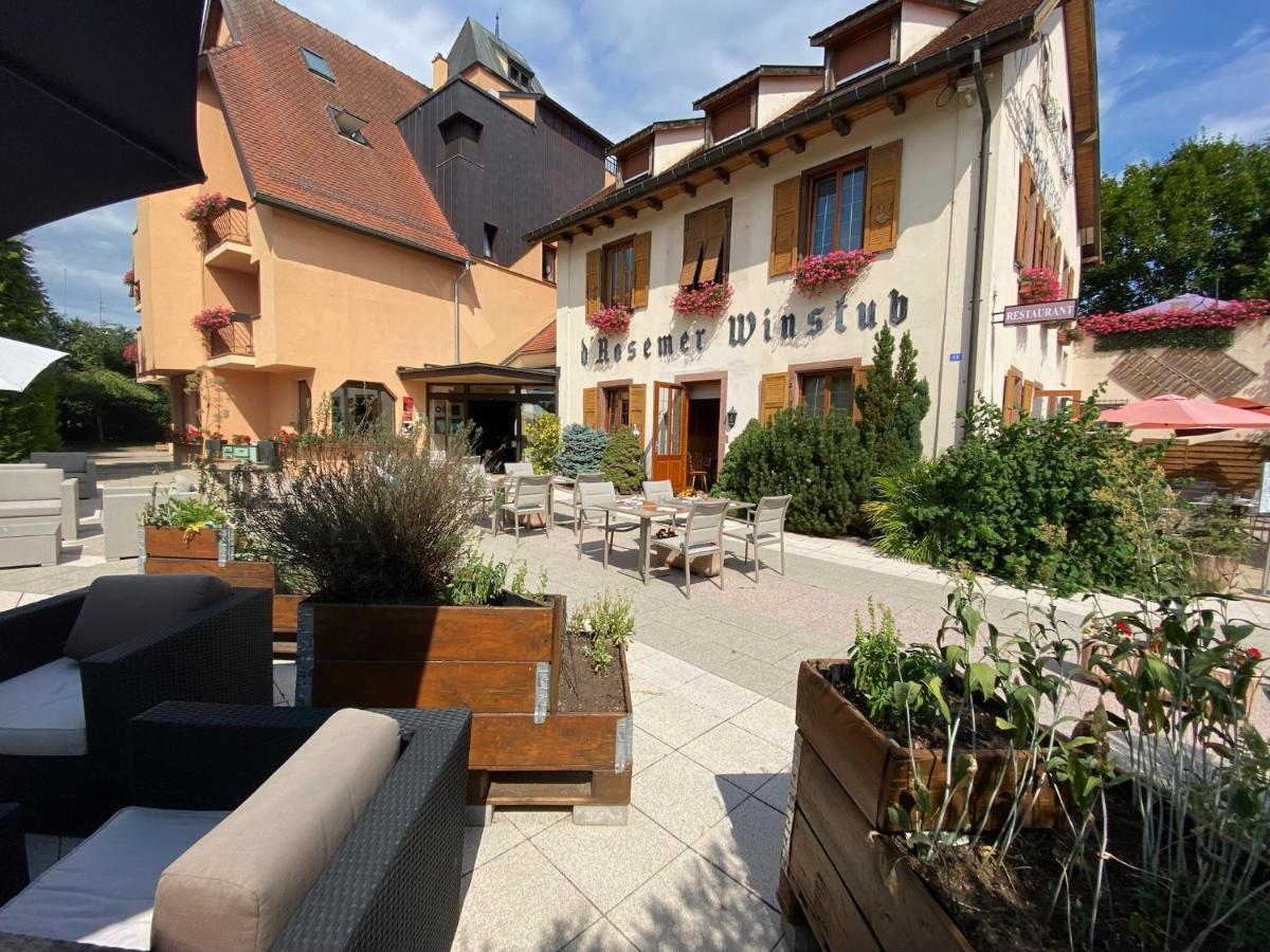 Le Rosenmeer - Hotel Restaurant, Au Coeur De La Route Des Vins D'Alsace Rosheim Exteriér fotografie